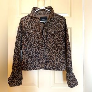 Nine West leopard print jacket